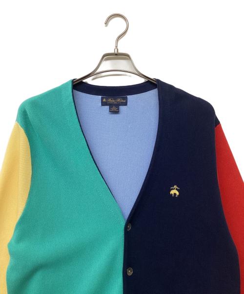 BROOKS BROTHERS（ブルックスブラザーズ）BROOKS BROTHERS (ブルックスブラザーズ) クレイジーパターンカーディガン マルチカラー サイズ:Lの古着・服飾アイテム