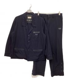 FORSOMEONE（フォーサムワン）の古着「BED JACKET＆ TROUSERS」｜ブラック