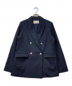 stola.ストラ）の古着「ダブルブレストジャケット」｜ネイビー