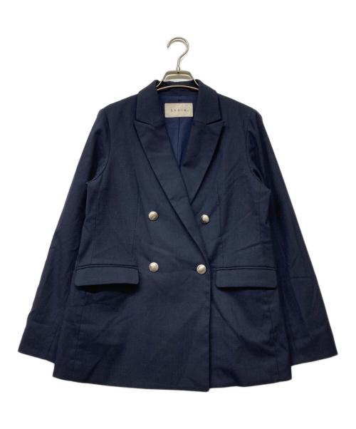 stola.（ストラ）stola. (ストラ) ダブルブレストジャケット ネイビー サイズ:36の古着・服飾アイテム