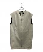 DRESSLAVEドレスレイブ）の古着「wool bonding gillet」｜アイボリー