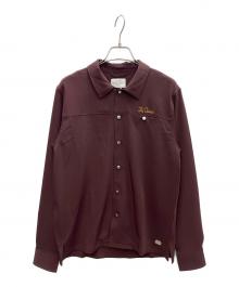 THE CRIMIE（ザ クライミー）の古着「MILES LONG SLEEVE SHIRT」｜バーガンディー