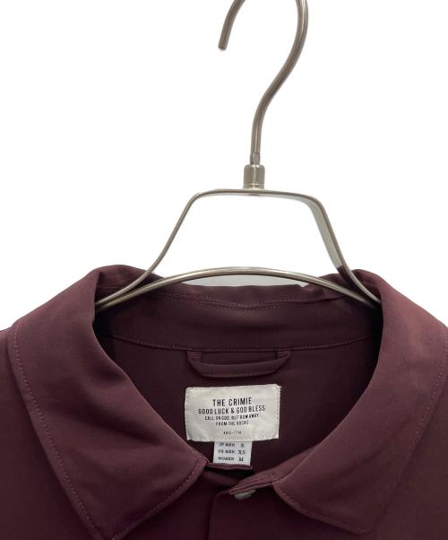 THE CRIMIE（ザ クライミー）THE CRIMIE (ザ クライミー) MILES LONG SLEEVE SHIRT バーガンディー サイズ:Sの古着・服飾アイテム