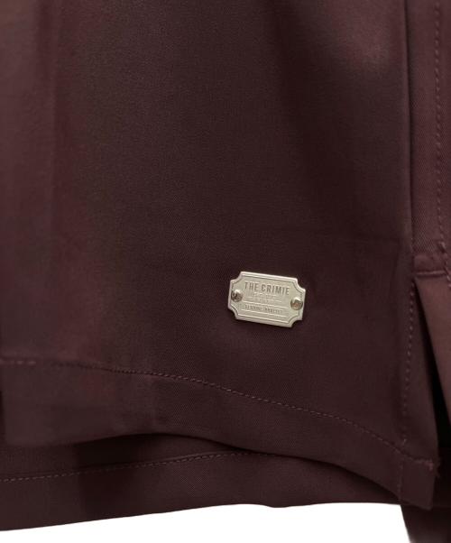 THE CRIMIE（ザ クライミー）THE CRIMIE (ザ クライミー) MILES LONG SLEEVE SHIRT バーガンディー サイズ:Sの古着・服飾アイテム