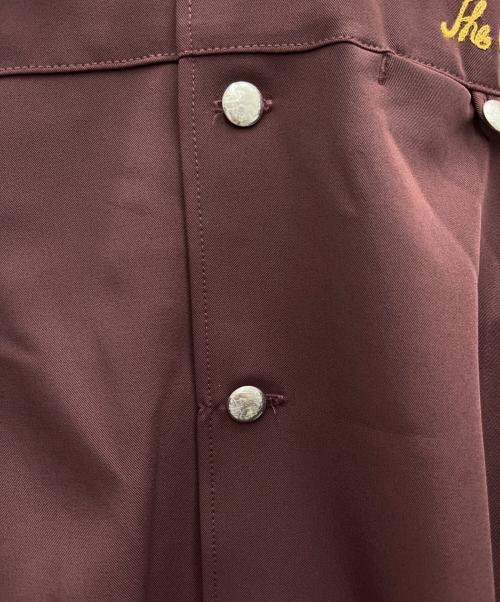 THE CRIMIE（ザ クライミー）THE CRIMIE (ザ クライミー) MILES LONG SLEEVE SHIRT バーガンディー サイズ:Sの古着・服飾アイテム