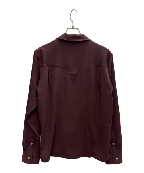 THE CRIMIE（ザ クライミー）THE CRIMIE (ザ クライミー) MILES LONG SLEEVE SHIRT バーガンディー サイズ:Sの古着・服飾アイテム