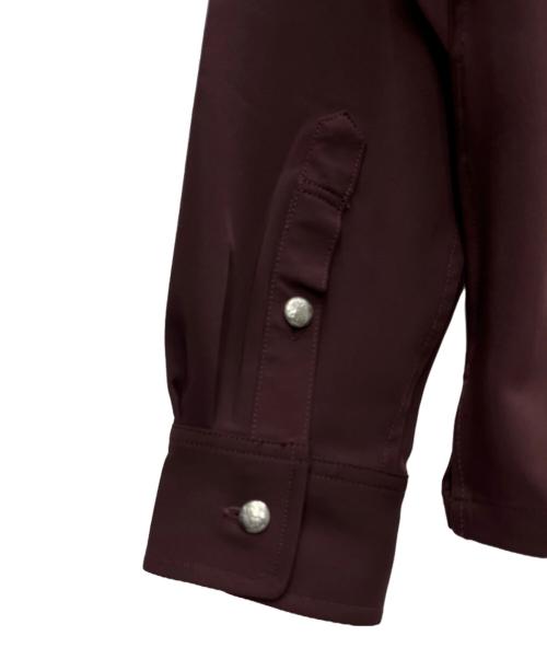 THE CRIMIE（ザ クライミー）THE CRIMIE (ザ クライミー) MILES LONG SLEEVE SHIRT バーガンディー サイズ:Sの古着・服飾アイテム