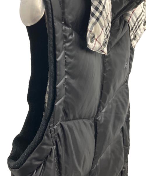 BURBERRY BLACK LABEL（バーバリーブラックレーベル）BURBERRY BLACK LABEL (バーバリーブラックレーベル) ダウンベスト ブラック サイズ:SIZE Mの古着・服飾アイテム