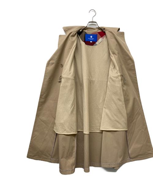 BLUE LABEL CRESTBRIDGE（ブルーレーベルクレストブリッジ）BLUE LABEL CRESTBRIDGE (ブルーレーベルクレストブリッジ) ダブルブレストドロストトレンチコート ベージュ サイズ:38の古着・服飾アイテム