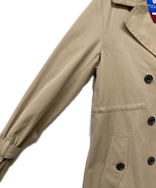 BLUE LABEL CRESTBRIDGE（ブルーレーベルクレストブリッジ）BLUE LABEL CRESTBRIDGE (ブルーレーベルクレストブリッジ) ダブルブレストドロストトレンチコート ベージュ サイズ:38の古着・服飾アイテム