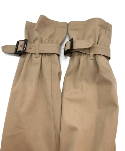 BLUE LABEL CRESTBRIDGE（ブルーレーベルクレストブリッジ）BLUE LABEL CRESTBRIDGE (ブルーレーベルクレストブリッジ) ダブルブレストドロストトレンチコート ベージュ サイズ:38の古着・服飾アイテム