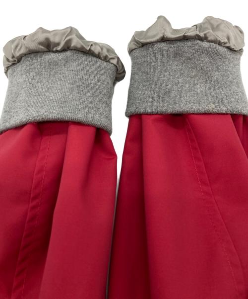 eleventy（イレブンティ）eleventy (イレブンティ) ウールナイロンジャケット レッド サイズ:50の古着・服飾アイテム