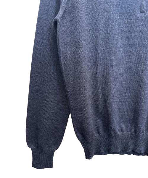 GRAN SASSO（グランサッソ）GRAN SASSO (グランサッソ) ハーフジップニット ネイビー サイズ:46の古着・服飾アイテム