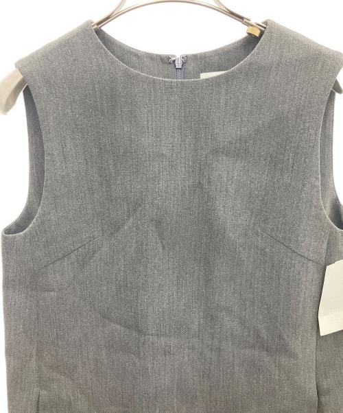 CELFORD（セルフォード）CELFORD (セルフォード) 裾ファーミニワンピース グレー サイズ:SIZE36 未使用品の古着・服飾アイテム