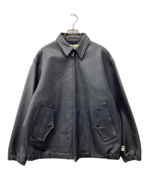 SSZ（エスエスズィー）SSZ (エスエスズィー) Leather Jacket ブラック サイズ:Sの古着・服飾アイテム