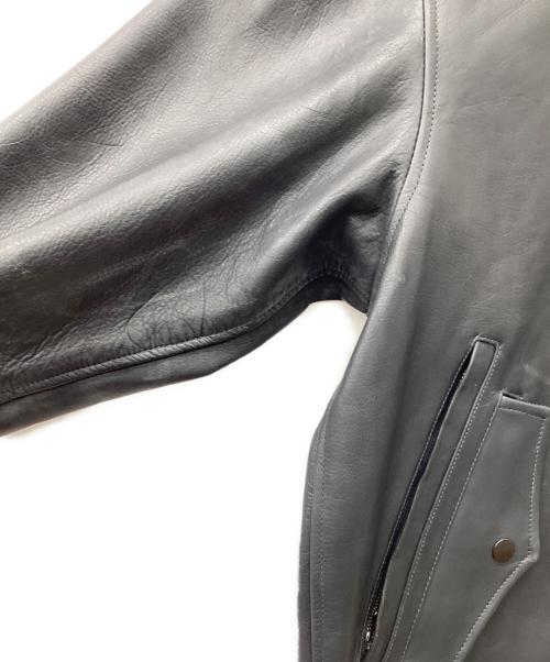 SSZ（エスエスズィー）SSZ (エスエスズィー) Leather Jacket ブラック サイズ:Sの古着・服飾アイテム