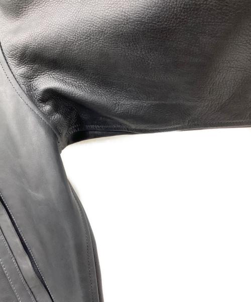 SSZ（エスエスズィー）SSZ (エスエスズィー) Leather Jacket ブラック サイズ:Sの古着・服飾アイテム