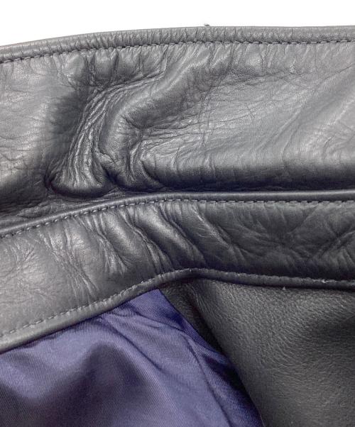 SSZ（エスエスズィー）SSZ (エスエスズィー) Leather Jacket ブラック サイズ:Sの古着・服飾アイテム