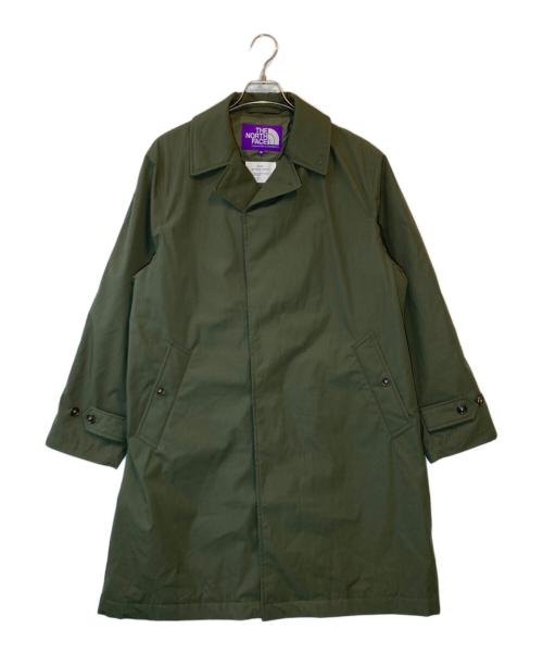 THE NORTHFACE PURPLELABEL（ザ・ノースフェイス パープルレーベル）THE NORTHFACE PURPLELABEL (ザ・ノースフェイス パープルレーベル) BEAMS (ビームス) 別注ステンカラーコート カーキ サイズ:Mの古着・服飾アイテム