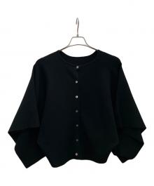 SOEJU（ソージュ）の古着「2WAYケープスタイルニット」｜ブラック