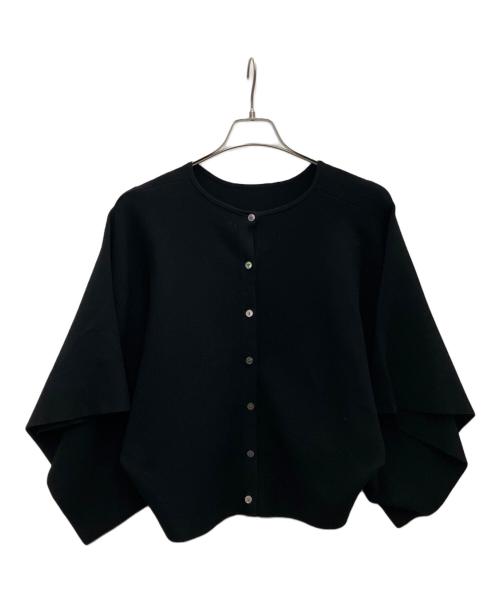 SOEJU（ソージュ）SOEJU (ソージュ) 2WAYケープスタイルニット ブラック サイズ:SIZEFREEの古着・服飾アイテム