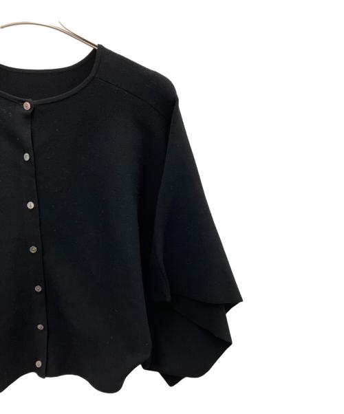 SOEJU（ソージュ）SOEJU (ソージュ) 2WAYケープスタイルニット ブラック サイズ:SIZEFREEの古着・服飾アイテム