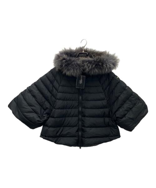 TATRAS（タトラス）TATRAS (タトラス) リバーシブルダウンポンチョ ブラック サイズ:02の古着・服飾アイテム