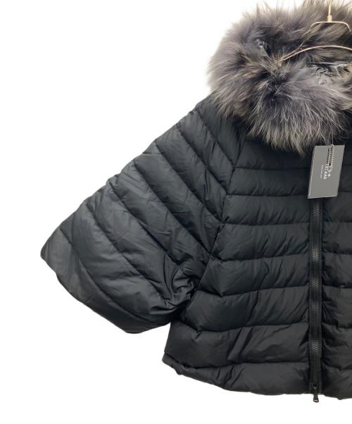 TATRAS（タトラス）TATRAS (タトラス) リバーシブルダウンポンチョ ブラック サイズ:02の古着・服飾アイテム