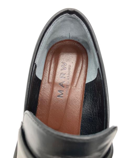 MARW UNITED ARROWS（マルゥ ユナイテッドアローズ）MARW UNITED ARROWS (マルゥ ユナイテッドアローズ) ローファー ブラック サイズ:23の古着・服飾アイテム