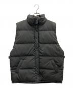 Audrey and John Wadオードリーアンドジョンワッド）の古着「リバーシブルスタンドカラーキルトダウンベスト」｜グレー
