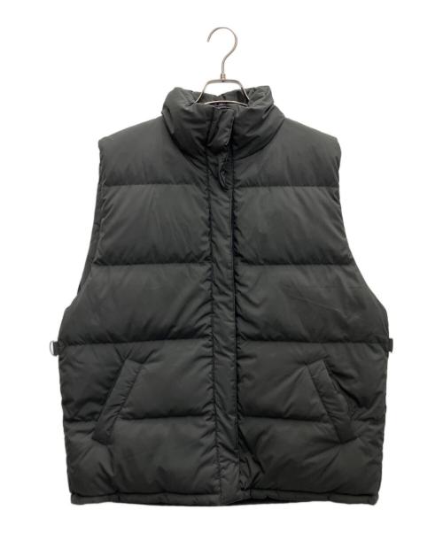 Audrey and John Wad（オードリーアンドジョンワッド）AUDREY AND JOHN WAD (オードリーアンドジョンワッド) リバーシブルスタンドカラーキルトダウンベスト グレー サイズ:SIZEFREEの古着・服飾アイテム
