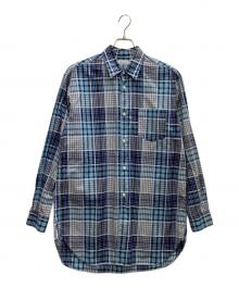 JOHNBULL（ジョンブル）の古着「チェックシャツ」｜ブルー