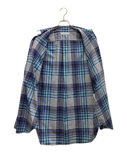 JOHNBULL（ジョンブル）JOHNBULL (ジョンブル) チェックシャツ ブルー サイズ:Mの古着・服飾アイテム