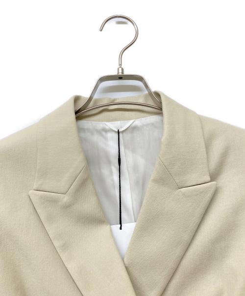 ANAYI（アナイ）ANAYI (アナイ) MANTECO ストレッチツイル ジャケット ベージュ サイズ:34の古着・服飾アイテム