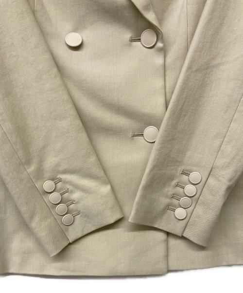 ANAYI（アナイ）ANAYI (アナイ) MANTECO ストレッチツイル ジャケット ベージュ サイズ:34の古着・服飾アイテム