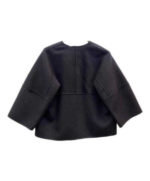 DRAWER（ドゥロワー）DRAWER (ドゥロワー) ウールケヌキVネックジャケット ネイビー サイズ:36の古着・服飾アイテム