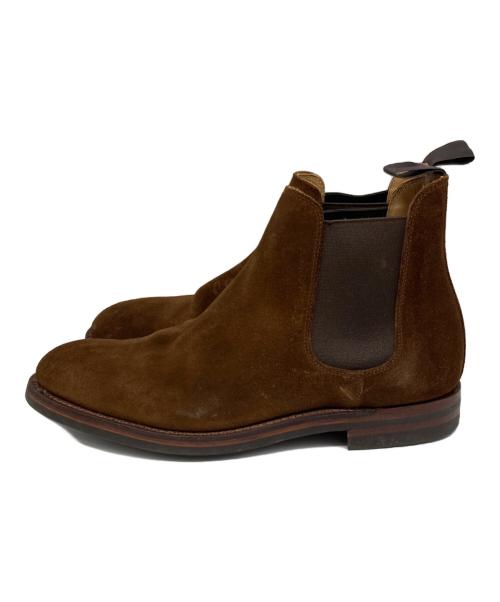 Crockett & Jones（クロケット＆ジョーンズ）Crockett & Jones (クロケット＆ジョーンズ) CHELSEA 17 スナフスエードサイドゴアブーツ ブラウン サイズ:SIZE 5 1/2の古着・服飾アイテム