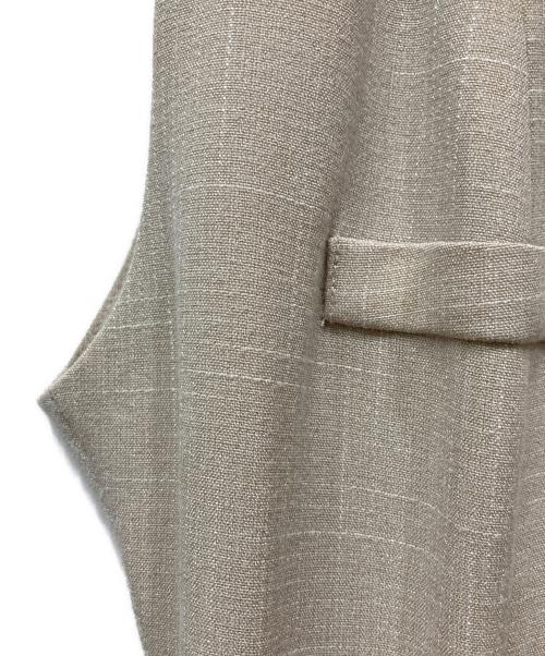HER LIP TO（ハーリップトゥ）Her lip to (ハーリップトゥ) Meurice Pleated Lace Dress ベージュ サイズ:Mの古着・服飾アイテム