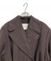 HER LIP TO (ハーリップトゥ) capucines long river coat　ロングコート　チェスターコート ブラウン サイズ:M：10000円