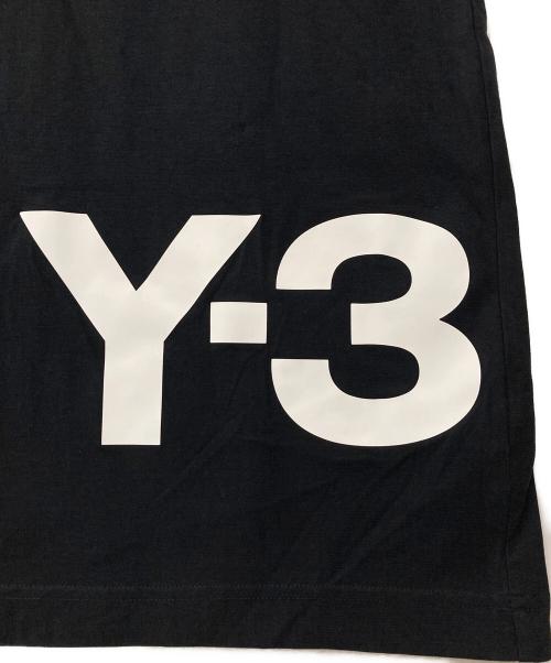 Y-3（ワイスリー）Y-3 (ワイスリー) チェストビッグロゴTシャツ ブラック サイズ:Sの古着・服飾アイテム