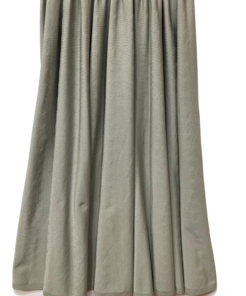 GRACE CLASS（グレースクラス）GRACE CLASS (グレースクラス) アメスリニットギャザーワンピース グリーン サイズ:36の古着・服飾アイテム
