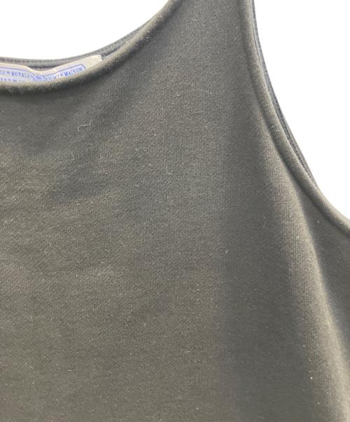 R&D.M.Co-OLDMAN'S TAILOR（オールドマンズテイラー）R&D.M.Co-OLDMAN'S TAILOR (オールドマンズテイラー) スウェットサロペット ブラック サイズ:フリーの古着・服飾アイテム