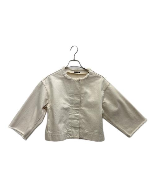 R&D.M.Co-OLDMAN'S TAILOR（オールドマンズテイラー）R&D.M.Co-OLDMAN'S TAILOR (オールドマンズテイラー) カットオフジャケット アイボリー サイズ:FREEの古着・服飾アイテム