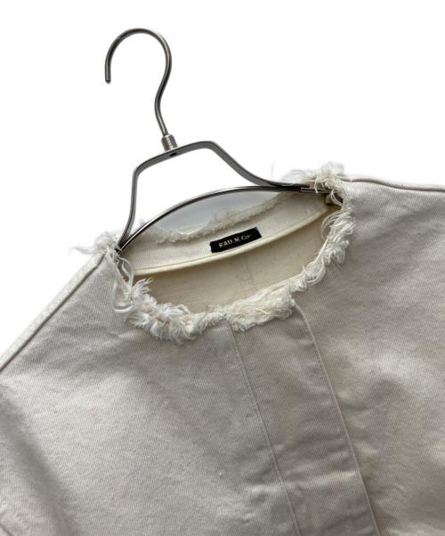 R&D.M.Co-OLDMAN'S TAILOR（オールドマンズテイラー）R&D.M.Co-OLDMAN'S TAILOR (オールドマンズテイラー) カットオフジャケット アイボリー サイズ:FREEの古着・服飾アイテム