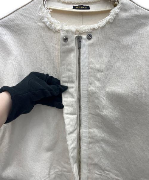 R&D.M.Co-OLDMAN'S TAILOR（オールドマンズテイラー）R&D.M.Co-OLDMAN'S TAILOR (オールドマンズテイラー) カットオフジャケット アイボリー サイズ:FREEの古着・服飾アイテム