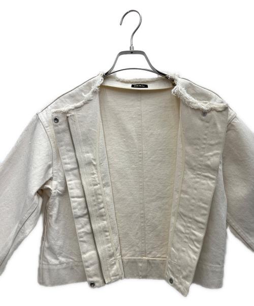 R&D.M.Co-OLDMAN'S TAILOR（オールドマンズテイラー）R&D.M.Co-OLDMAN'S TAILOR (オールドマンズテイラー) カットオフジャケット アイボリー サイズ:FREEの古着・服飾アイテム