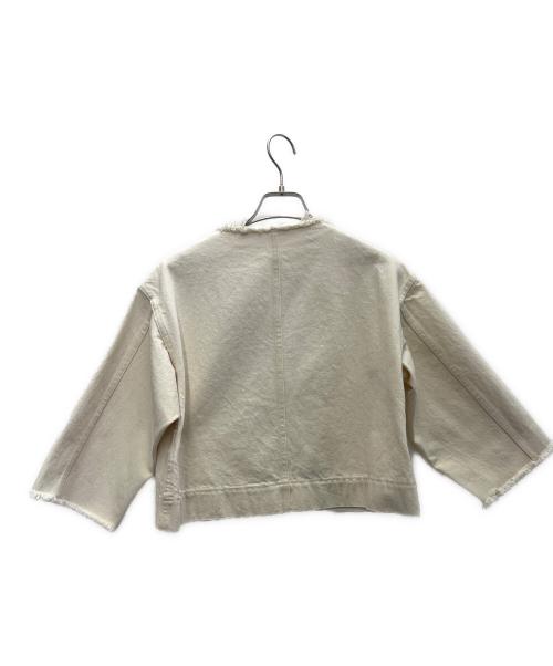 R&D.M.Co-OLDMAN'S TAILOR（オールドマンズテイラー）R&D.M.Co-OLDMAN'S TAILOR (オールドマンズテイラー) カットオフジャケット アイボリー サイズ:FREEの古着・服飾アイテム