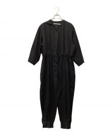 TENNE HANDCRAFTED MODERN（テン ハンドクラフテッド モダン）の古着「LONG SLEEVE ALL-IN-ONE」｜ブラック