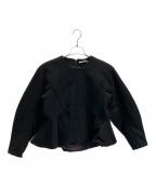 TENNE HANDCRAFTED MODERNテン ハンドクラフテッド モダン）の古着「Padded pullover」｜ブラック