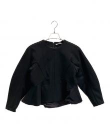 TENNE HANDCRAFTED MODERN（テン ハンドクラフテッド モダン）の古着「Padded pullover」｜ブラック